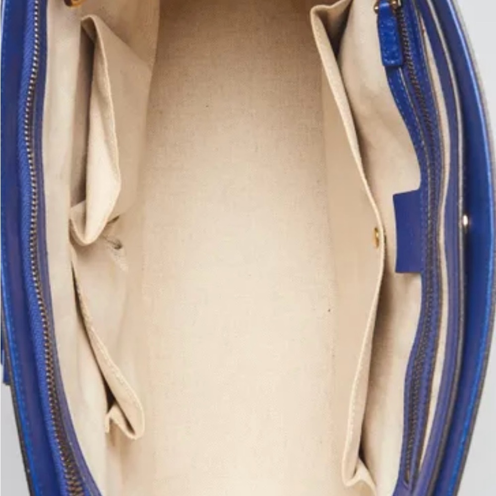 Gucci Brit Bright Blue Patent Leather - Picture 4 of 6
